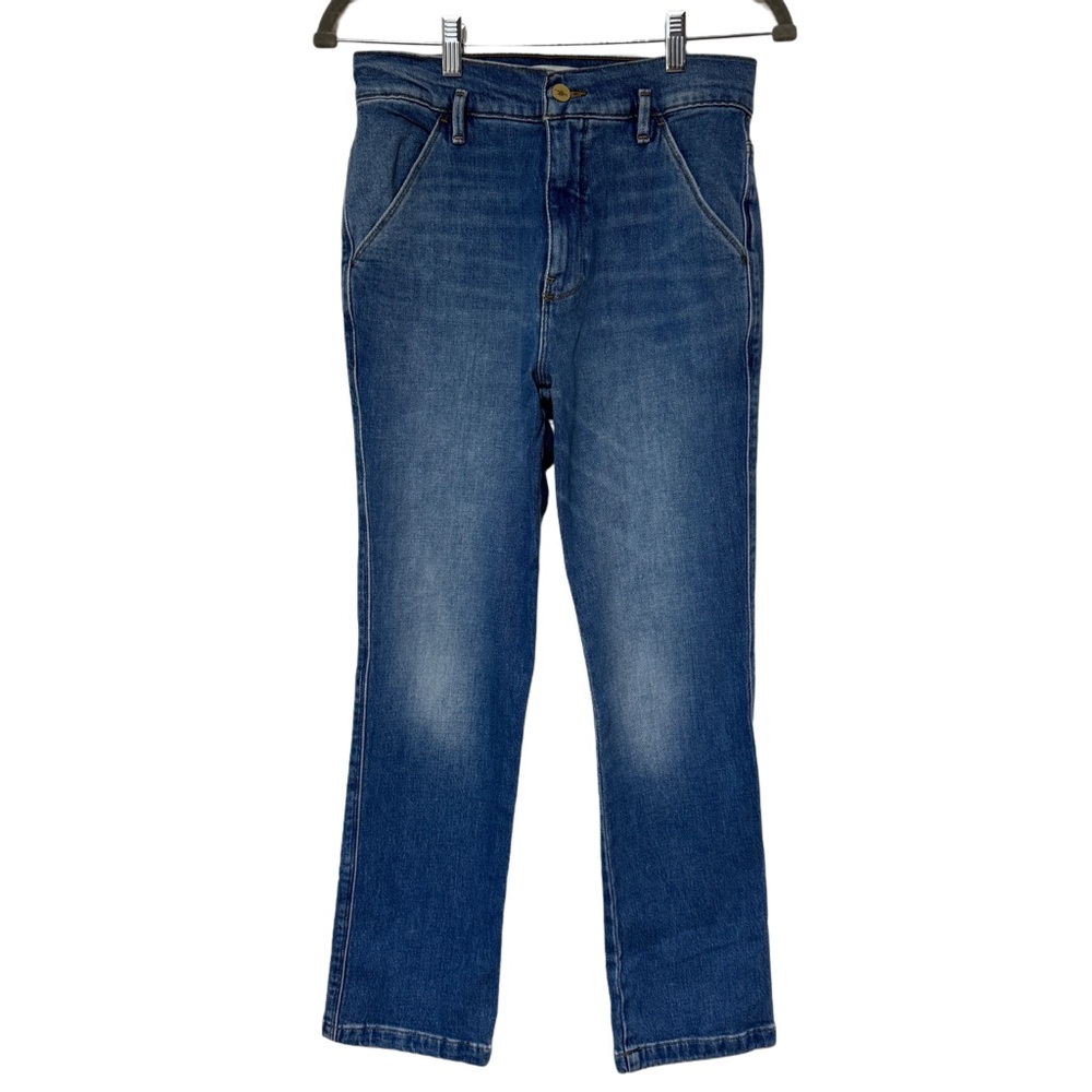 {Frame} "Le Slender in Thistle" Slim Straight Leg Stretch Denim Jeans